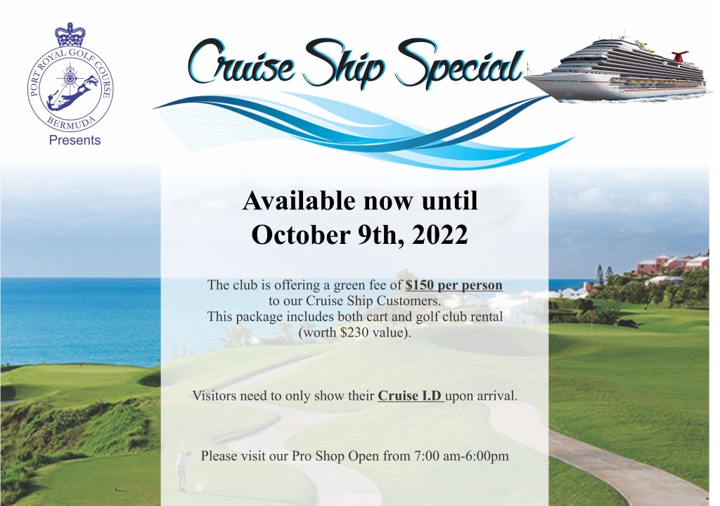 Cruise Ship Specials Port Royal Golf Course